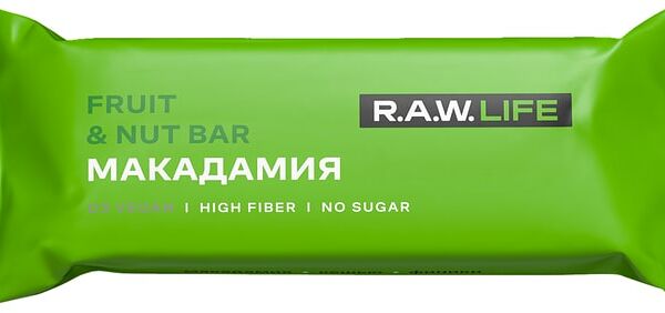 Батончик R.A.W.Life макадамия 47 г