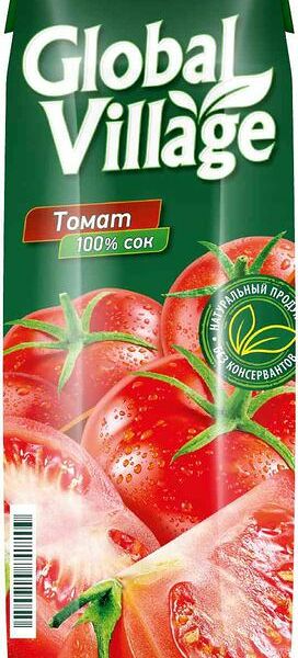 Сок Global Village томатный 0.95л