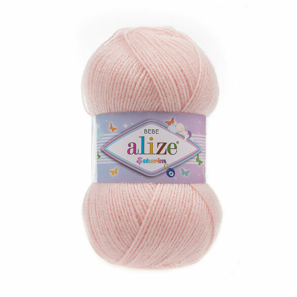 Пряжа ALIZE 'SEKERIM BEBE' 100гр. 320м (100% акрил)(556 пудра)