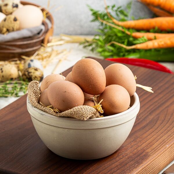 Яйцо куриное фермерское (10 штук)