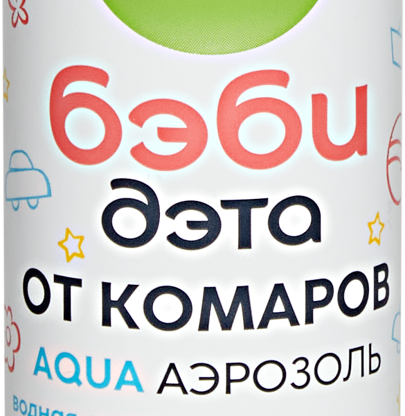 Бэби Дэта детский Аэрозоль от комаров аква 2 в 1 100 мл