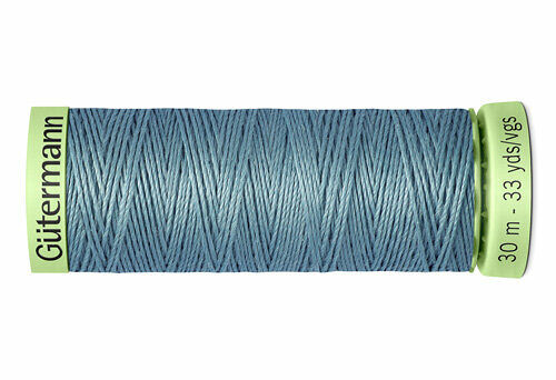 744506 Нить Top Stitch для отстрочки, 30м, 100% п/э Gutermann(827 сизый)