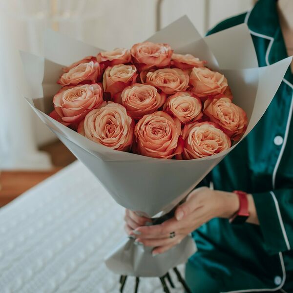 Букет из роз сорта 