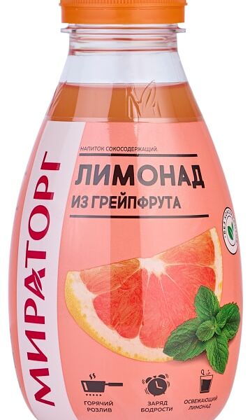 Лимонад Мираторг из грейпфрута 370мл