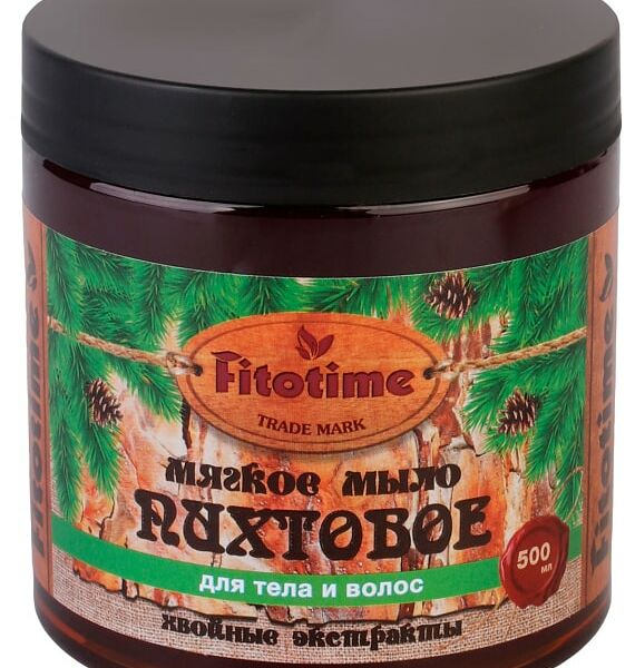 Мягкое мыло для тела и волос Fitotime Пихтовое 500мл