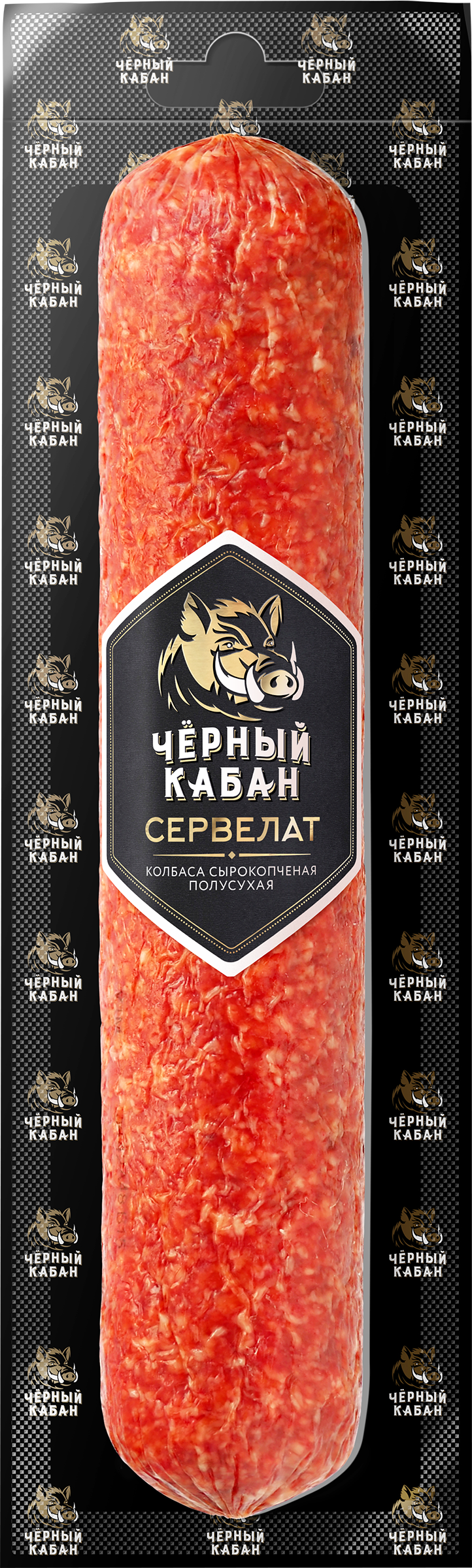 

Колбаса Черный Кабан Сервелат с/к в/у вес