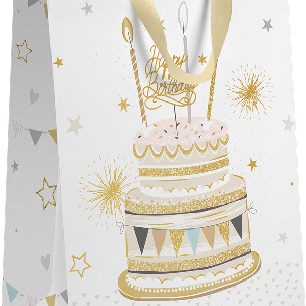 Пакет подарочный Пакетико с тиснением VT Вечеринка L 32*26*13см