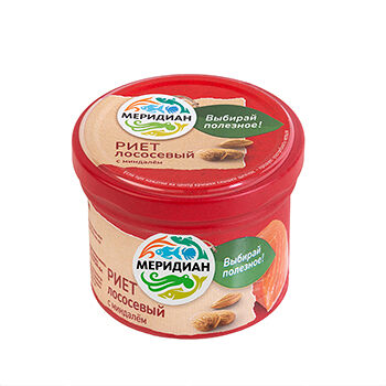 Риет (паштет) из лосося с миндалём, «Меридиан»