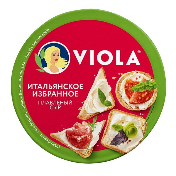 Сыр плавленый Viola Итальянское избранное в треугольниках 45% 130 г