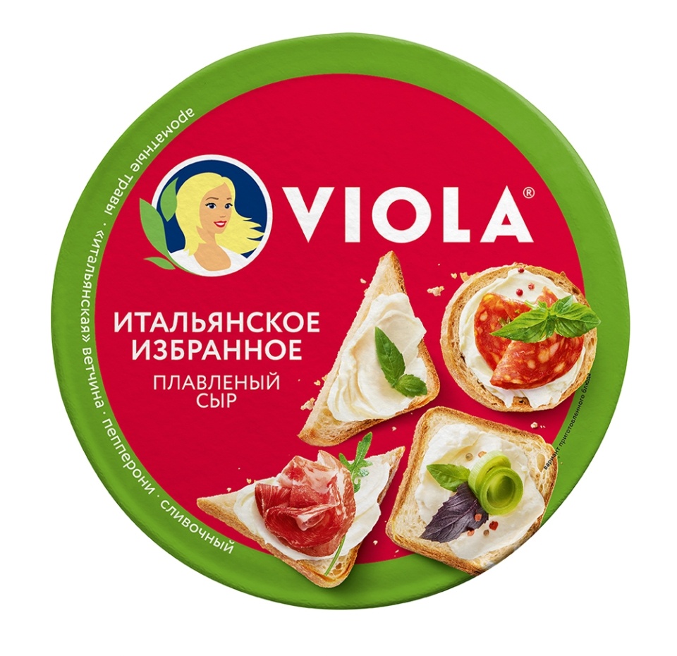 

Сыр плавленый Viola Итальянское избранное в треугольниках 45% 130 г