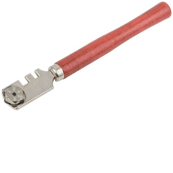 Стеклорез роликовый FIT, 6 роликов, деревянная ручка