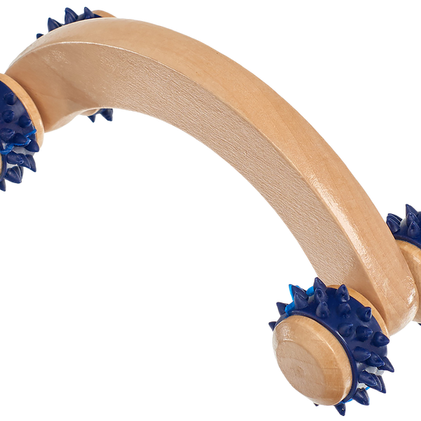 Массажер для тела BRADEX с 4-мя роликами, деревянный, Арт. KZ 0957