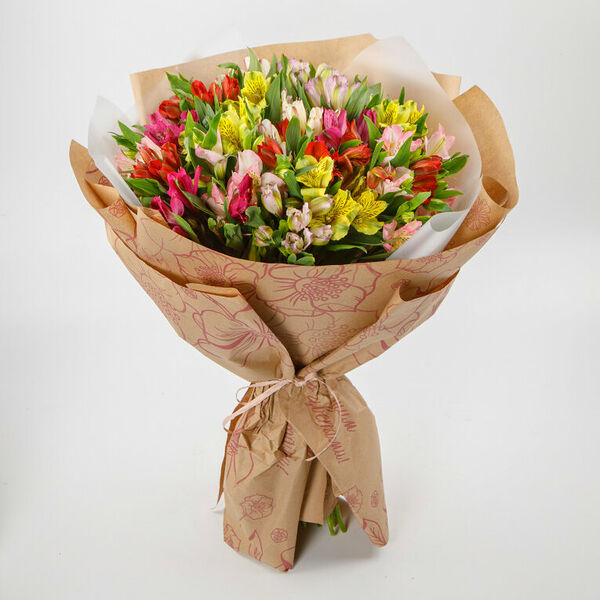 Букет Затерянный мир 21 альстромерия