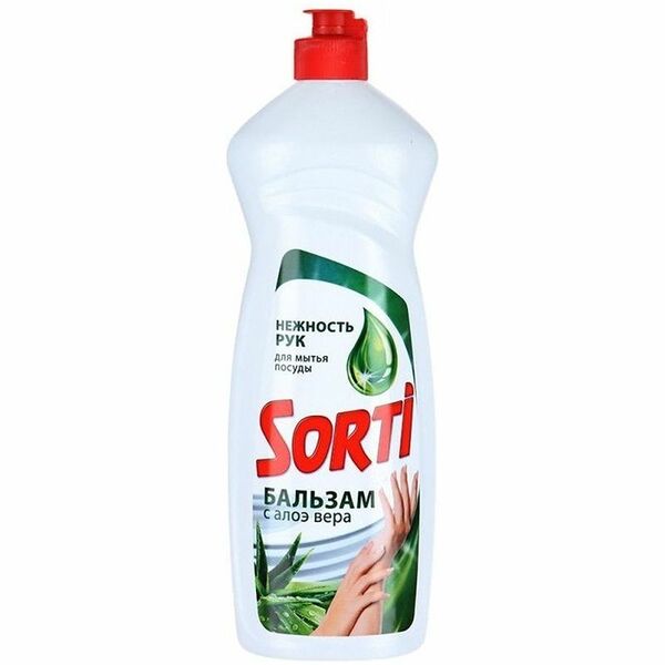 Жидкое средство для посуды SORTI с алое вера, 900мл