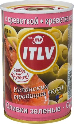 Оливки зеленые ITLV с креветкой