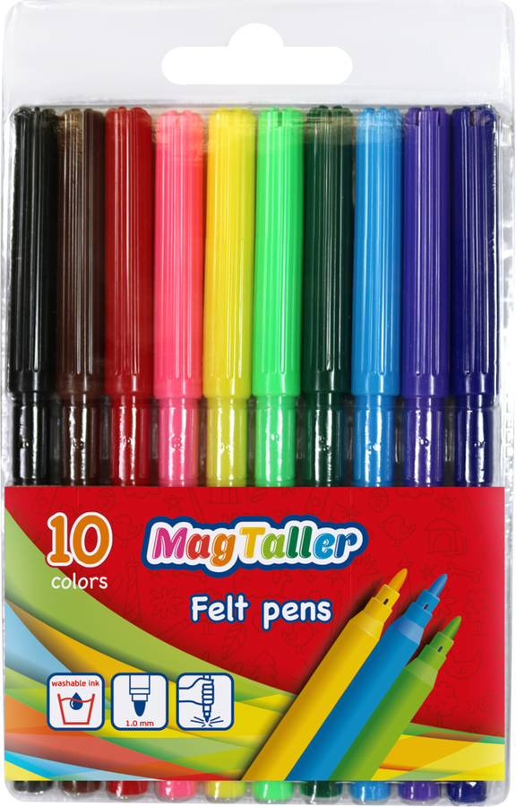 

Фломастеры MAGTALLER Kuva 10 цветов