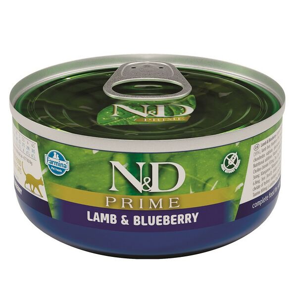 Farmina Prime влажный корм для кошек с ягненком и черникой