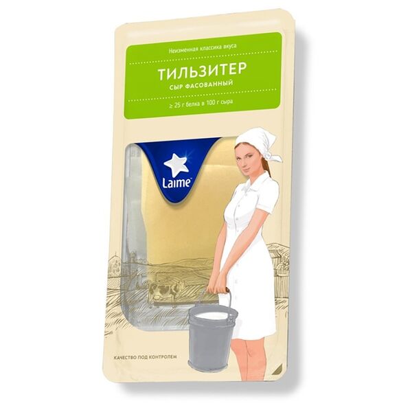 Сыр Тильзитер 50% laime 125г