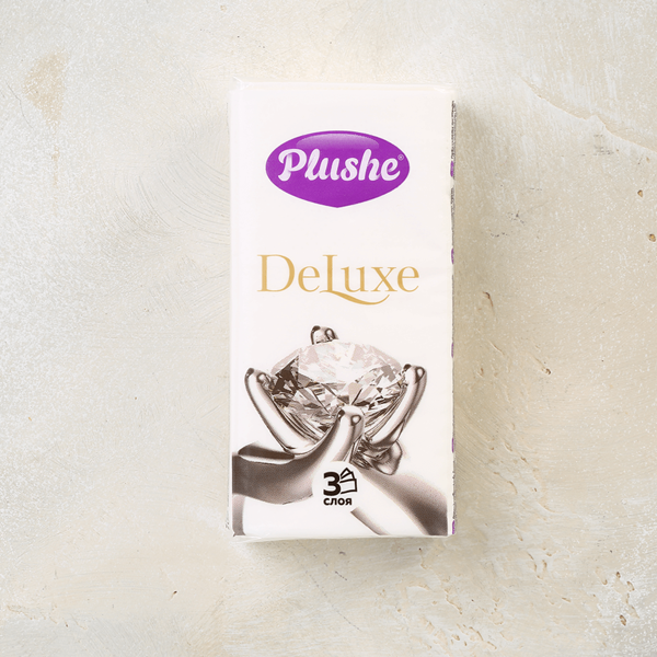 Платки носовые Plushe бумажные 3 слоя 10шт