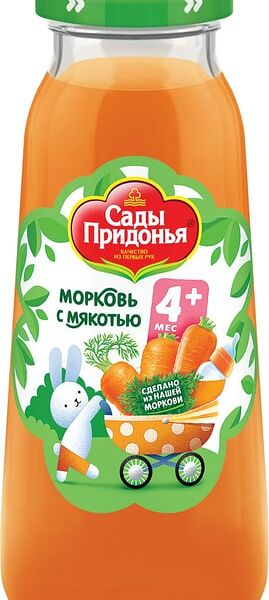 Нектар Сады Придонья Морковь с мякотью 200мл