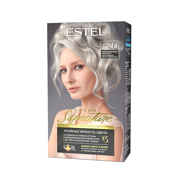Стойкая краска для волос Estel Color Signature т.10/16 Завораживающий бриллиант 145 мл