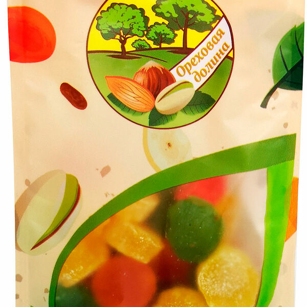 Цукаты Ореховая Долина Ананас 150г