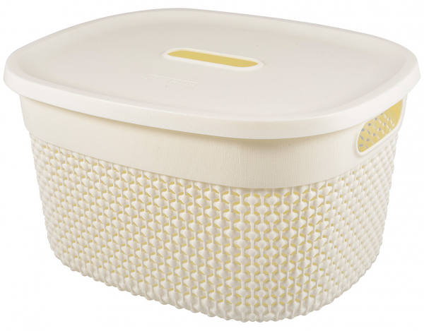 Корзина с крышкой Plast Team Oslo, 6 л 