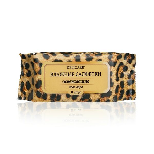 Освежающие влажные салфетки Delicare 
