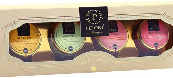 Мед-суфле Peroni Honey ассорти 4шт*30г