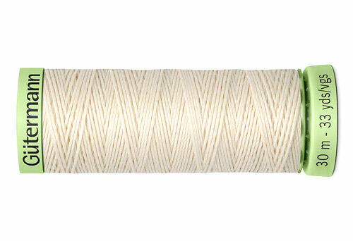 744506 Нить Top Stitch для отстрочки, 30м, 100% п/э Gutermann(802 молочно-бежевый)
