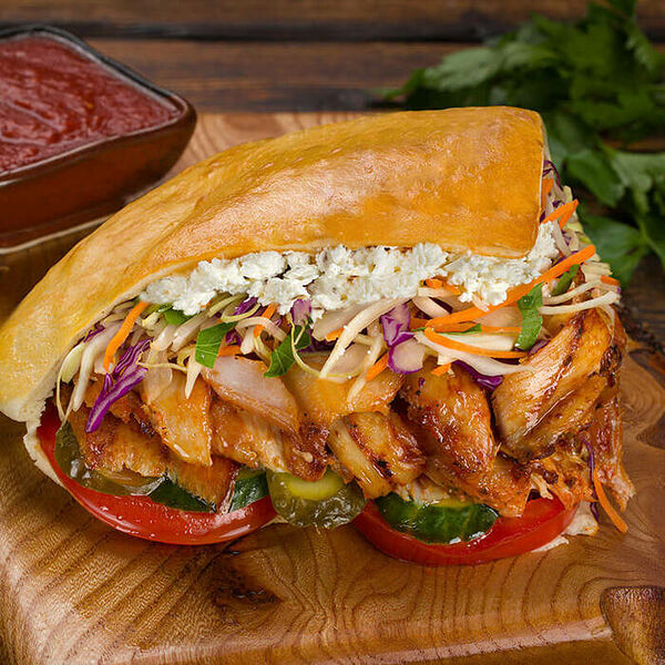 Берлин кебаб из курицы с сыром фета