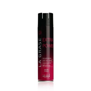 Лак для волос La Grase Extra Power мегафиксация, 400мл