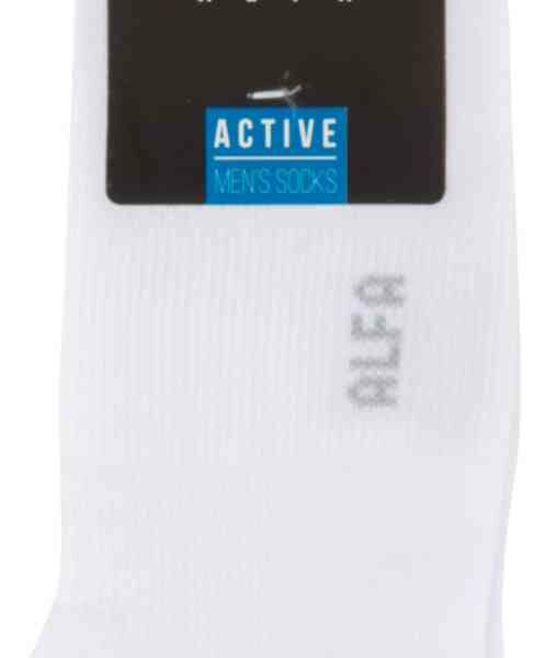 Носки мужские Alfa Active белые, р.40-42