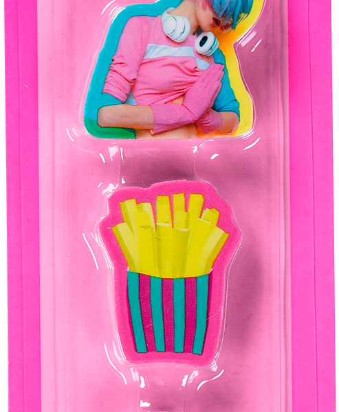 Набор фигурных ластиков Pop Girl 3 шт.