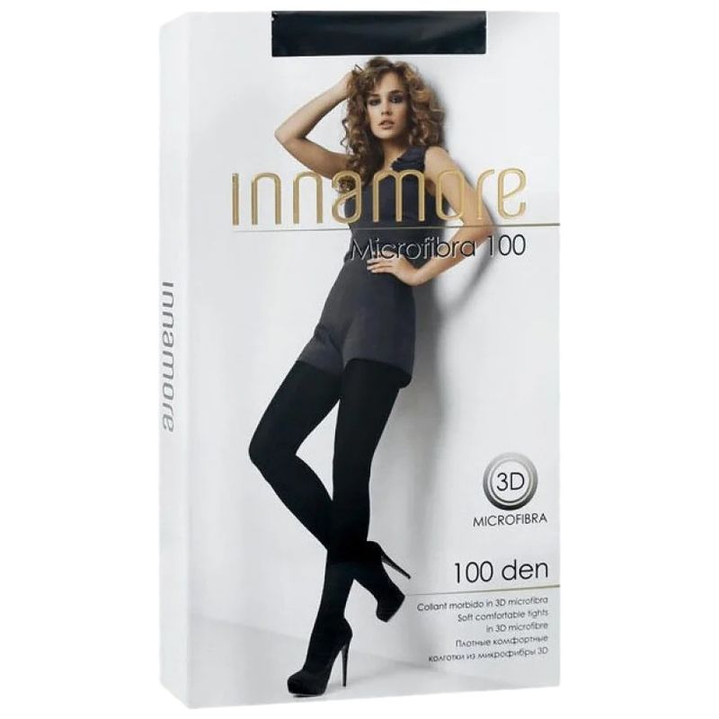 

Женские колготки Innamore Microfibra 100 den Nero 3 размер
