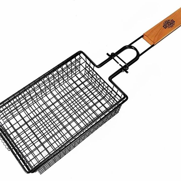 Решетка для гриля Глобус 18502006 со съемной ручкой, 49×14×8 см