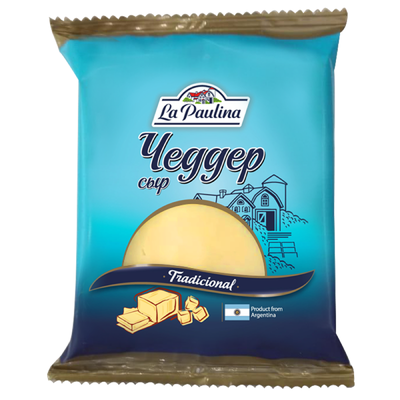 Сыр Чеддер La Paulina 48%, кусок