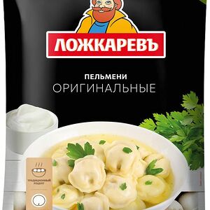 Пельмени Ложкаревъ Оригинальные 900г