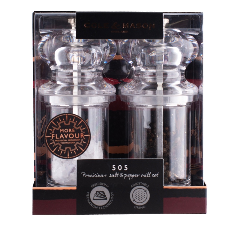 

Набор мельниц Cole&Mason 505 для перца и соли 14 см 2 шт.