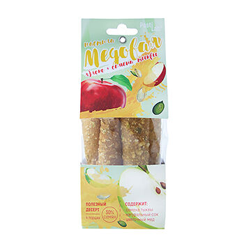 Пастила фруктово-ягодная PastiLab Яблоко с семенами тыквы с мёдом