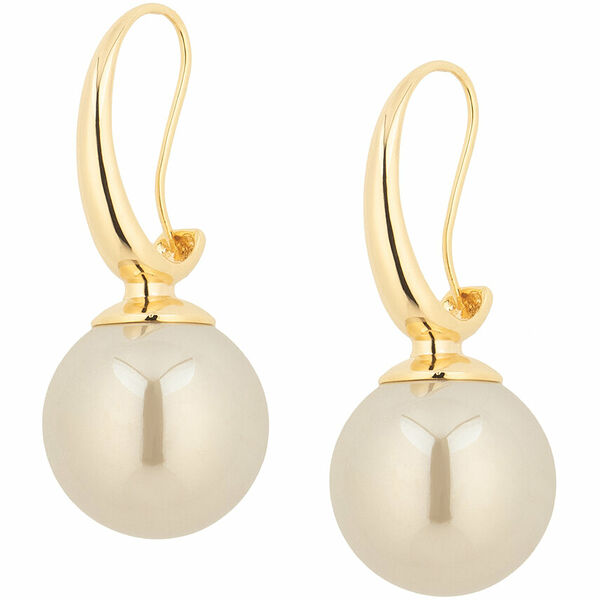 RONDA Bestseller E005з Серьги, ювелирный сплав, жемчуг им., золочение