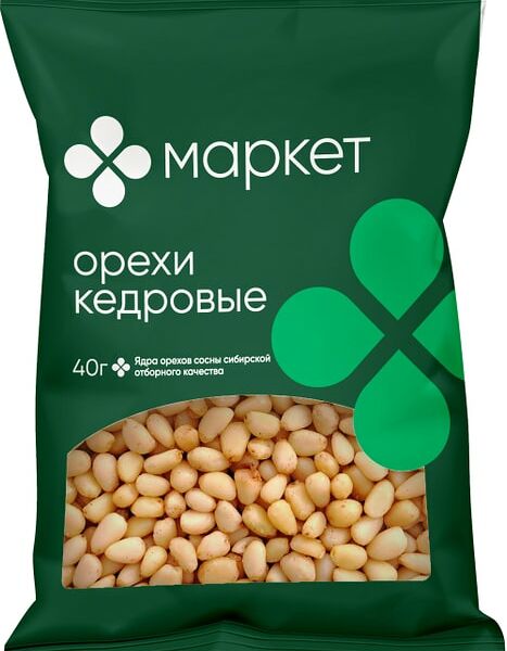 Орехи кедровые Маркет 40г