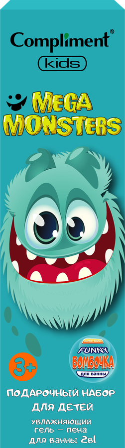 

Набор подарочный детский Compliment Megamonsters №1800, 290 г