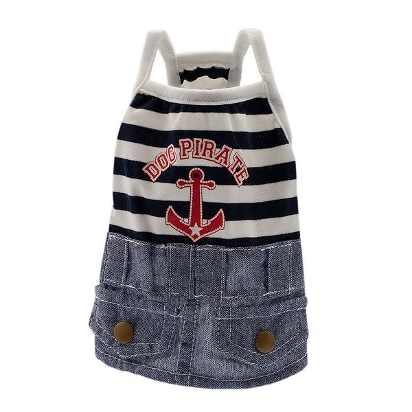 Платье для собак Dog Pirate L черный (девочка)