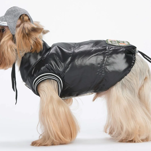 Пуловер для собак L черный (унисекс)