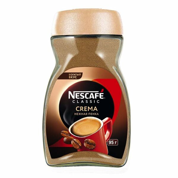 Кофе растворимый Nescafe Сlassic Crema ст/б