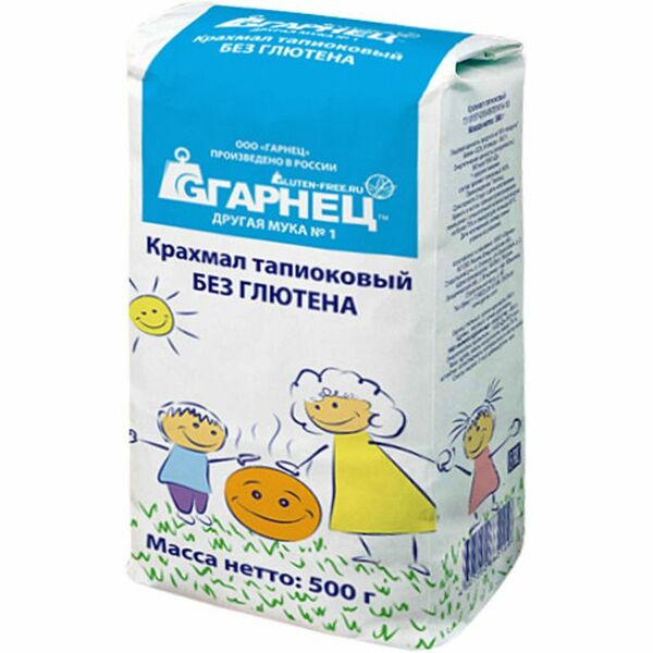 Крахмал тапиоковый Гарнец без глютена