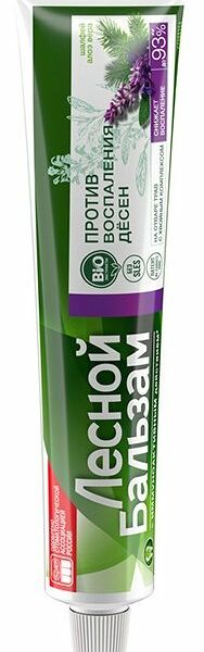 Зубная паста Лесной Бальзам При воспалении десен