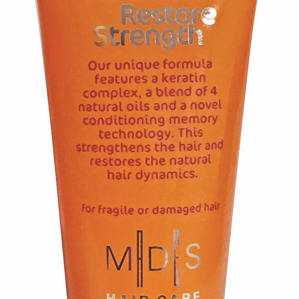 MADES COSMETICS Restore Strength Кондиционер для поврежденных и ломких волос восстанавливающий с кератином, 75 мл