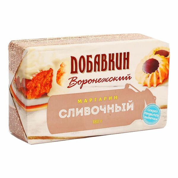 Маргарин Воронежский Добавкин со сливочным вкусом 60%